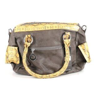Becky and Gene Snake Print Satchel NEW